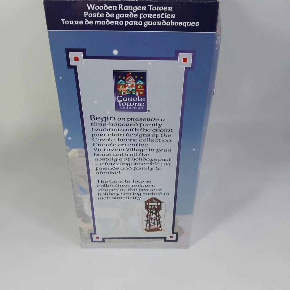 2002‎ Lemax Carole Towne Wooden Ranger Tower